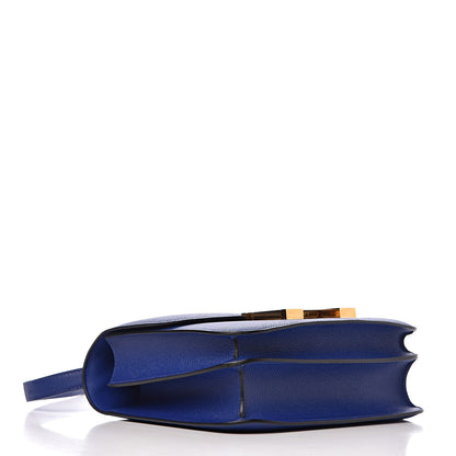 Hermes Epsom Constance 24 Bleu Electrique 4 of 26