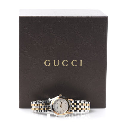 Gucci Stainless Steel Mother of Pearl 27mm 5500L Two Tone Quartz Watch 7 of 7