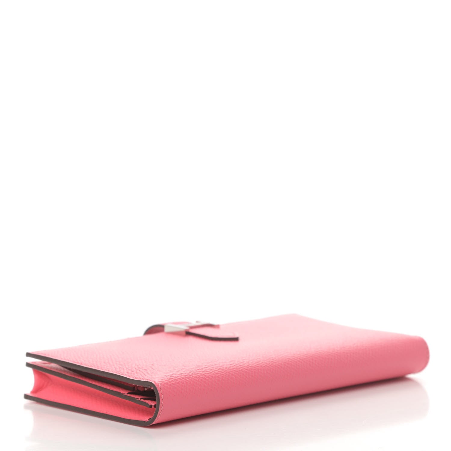Hermes Epsom Bearn Gusset Wallet Rose Lipstick 4 of 8