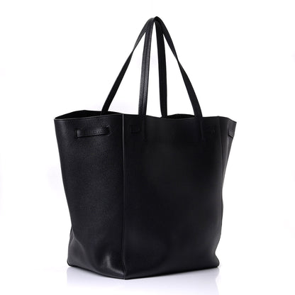 Celine Soft Grained Calfskin Medium Belt Cabas Phantom Black 2 of 5