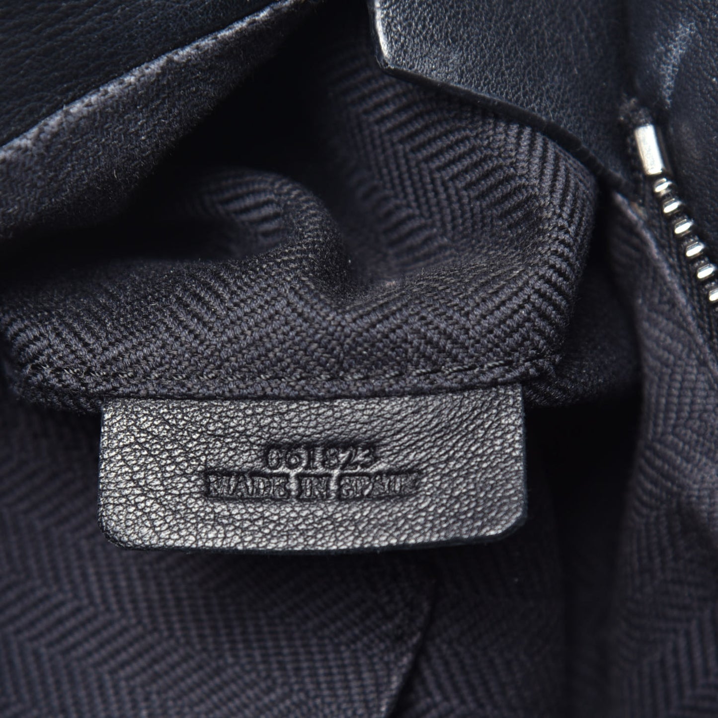 Calfskin Small Puzzle Bag Black Taupe