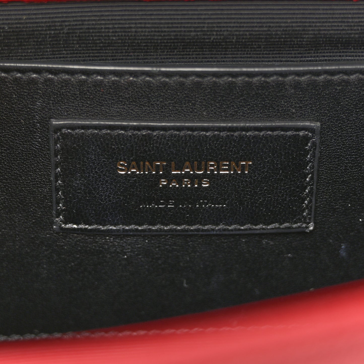 Grain De Poudre Medium Monogram Kate Satchel Red