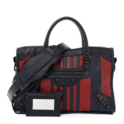 Balenciaga Veau Arena Multicolore Classic Hardware S City Bleu Nuit Rouge 1 of 15
