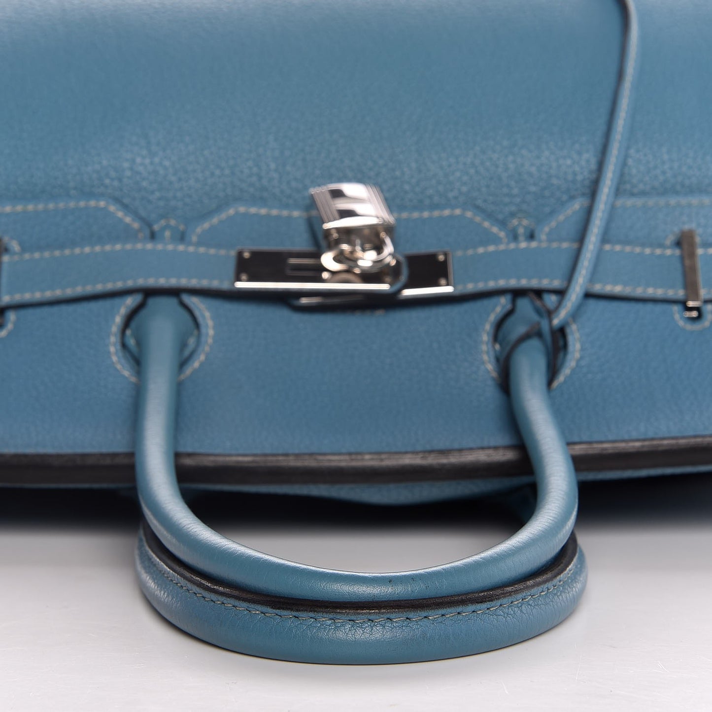 Togo Birkin 35 Blue Jean