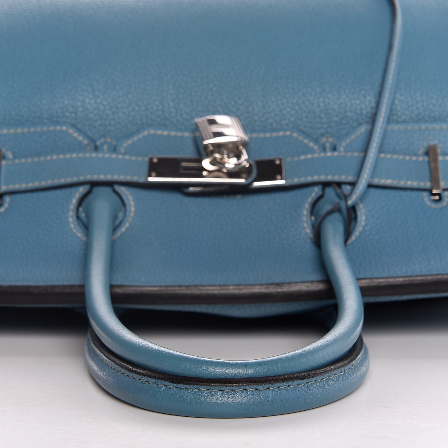 Hermes Togo Birkin 35 Blue Jean 9 of 37