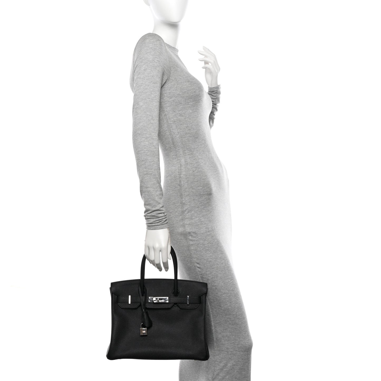 Epsom Birkin 30 Black