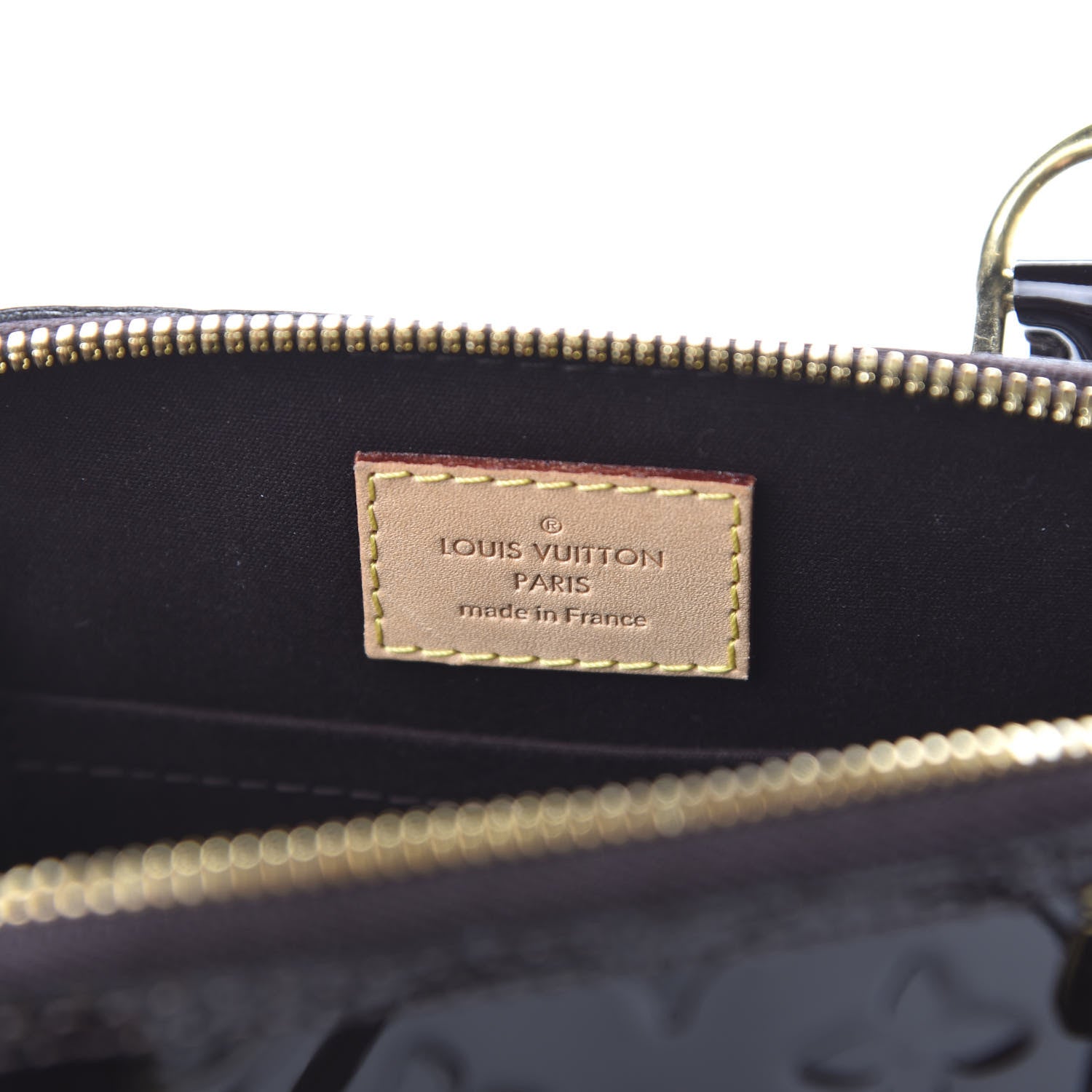 Louis Vuitton Vernis Alma BB Amarante 8 of 10