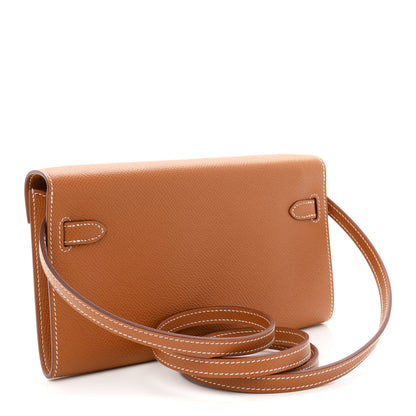 Hermes Epsom Kelly Wallet To Go Gold 3 of 11