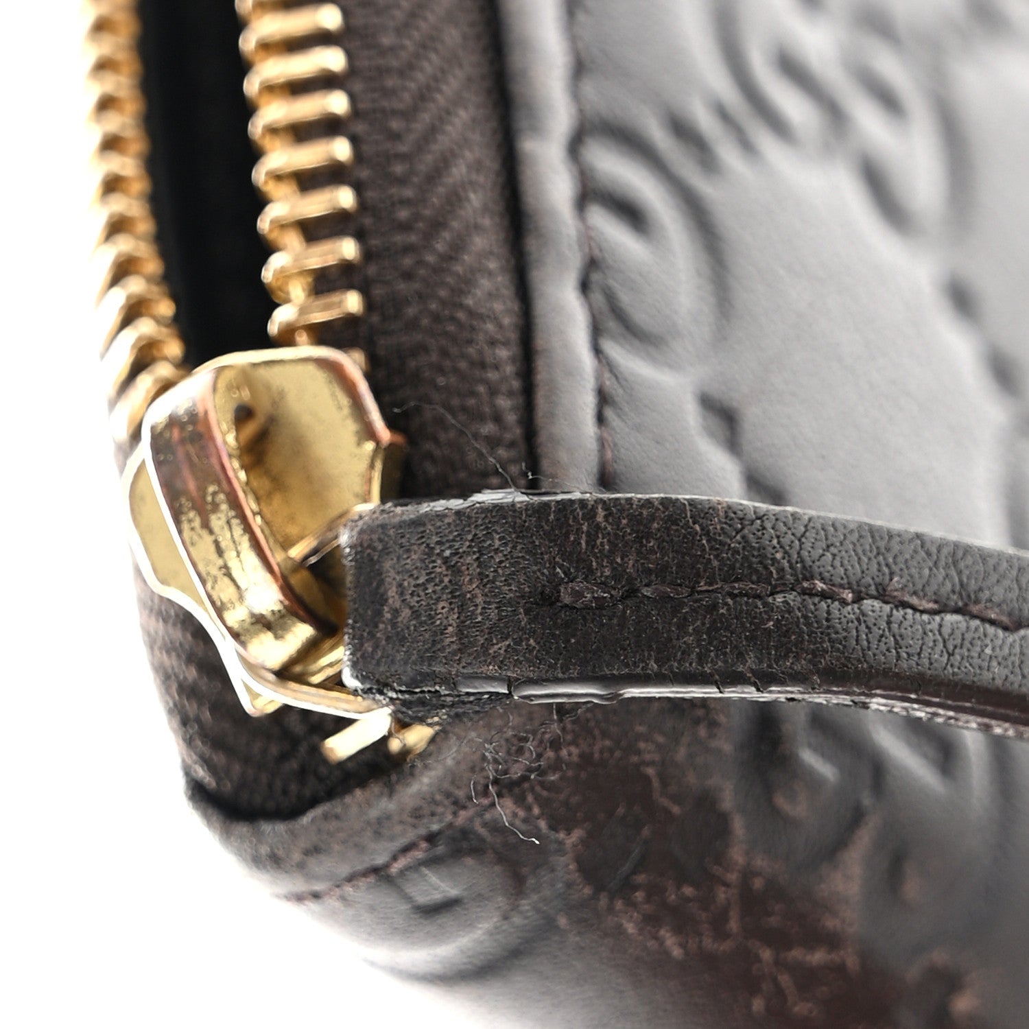 Gucci Guccissima Vitello Tender Donna Long Wallet Testa di Moro 9 of 13