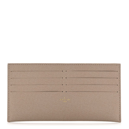 Louis Vuitton Calfskin Felicie Chain Wallet Card Holder Insert Tourterelle 1 of 10