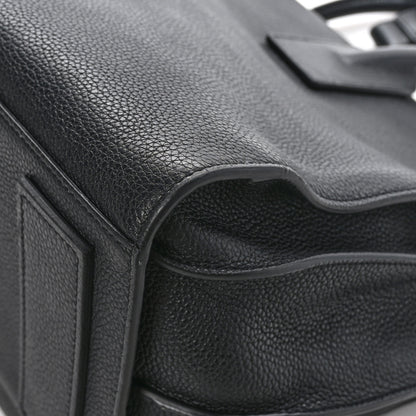 Saint Laurent Grained Calfskin Medium Souple Sac De Jour Black 12 of 12