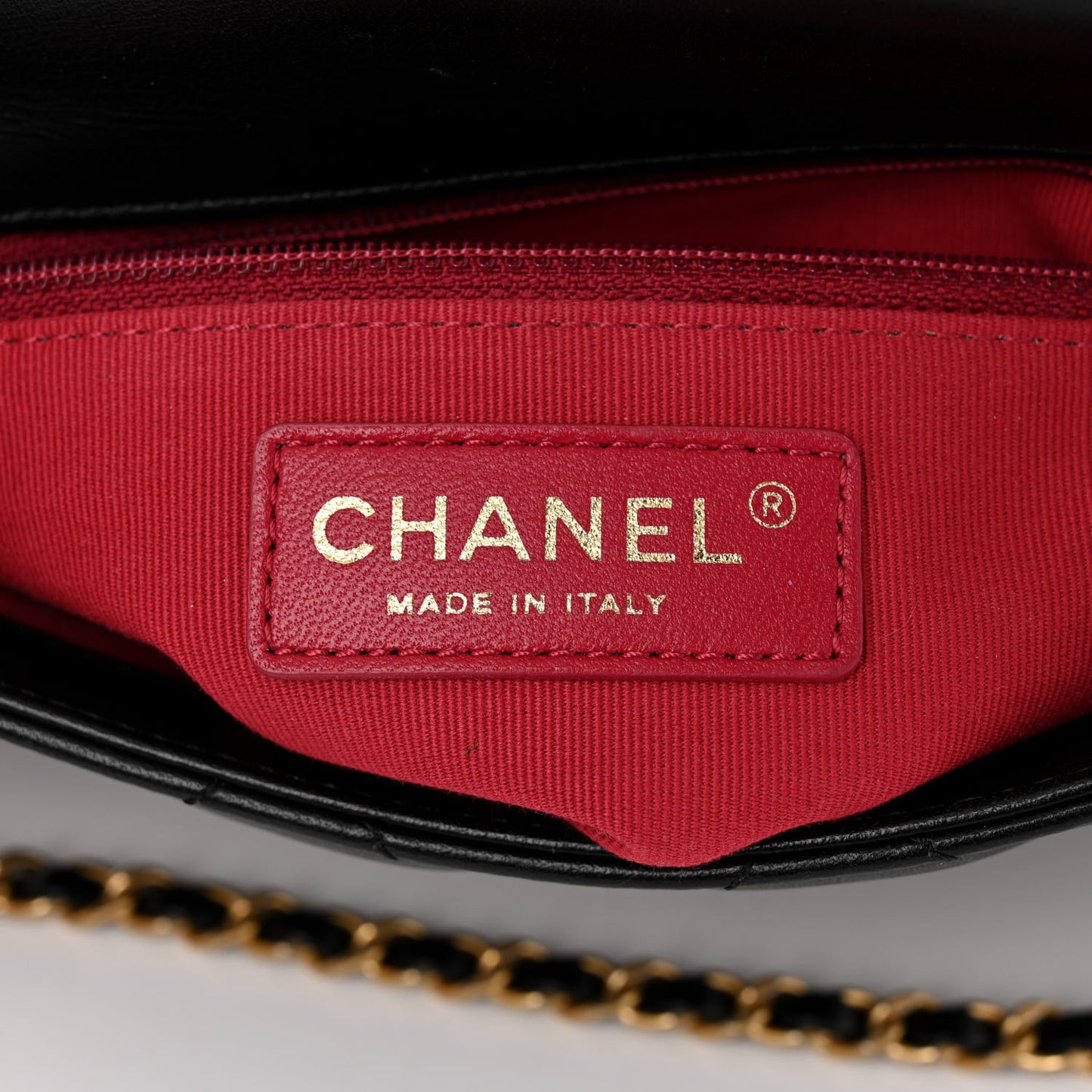 Lambskin Quilted Mini My Perfect Flap Black