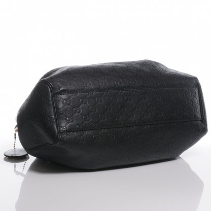 Gucci Guccissima Medium Sukey Tote Black 4 of 7