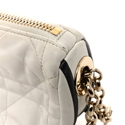Christian Dior Lambskin Cannage Small Dior Vibe Hobo Bag White 12 of 17