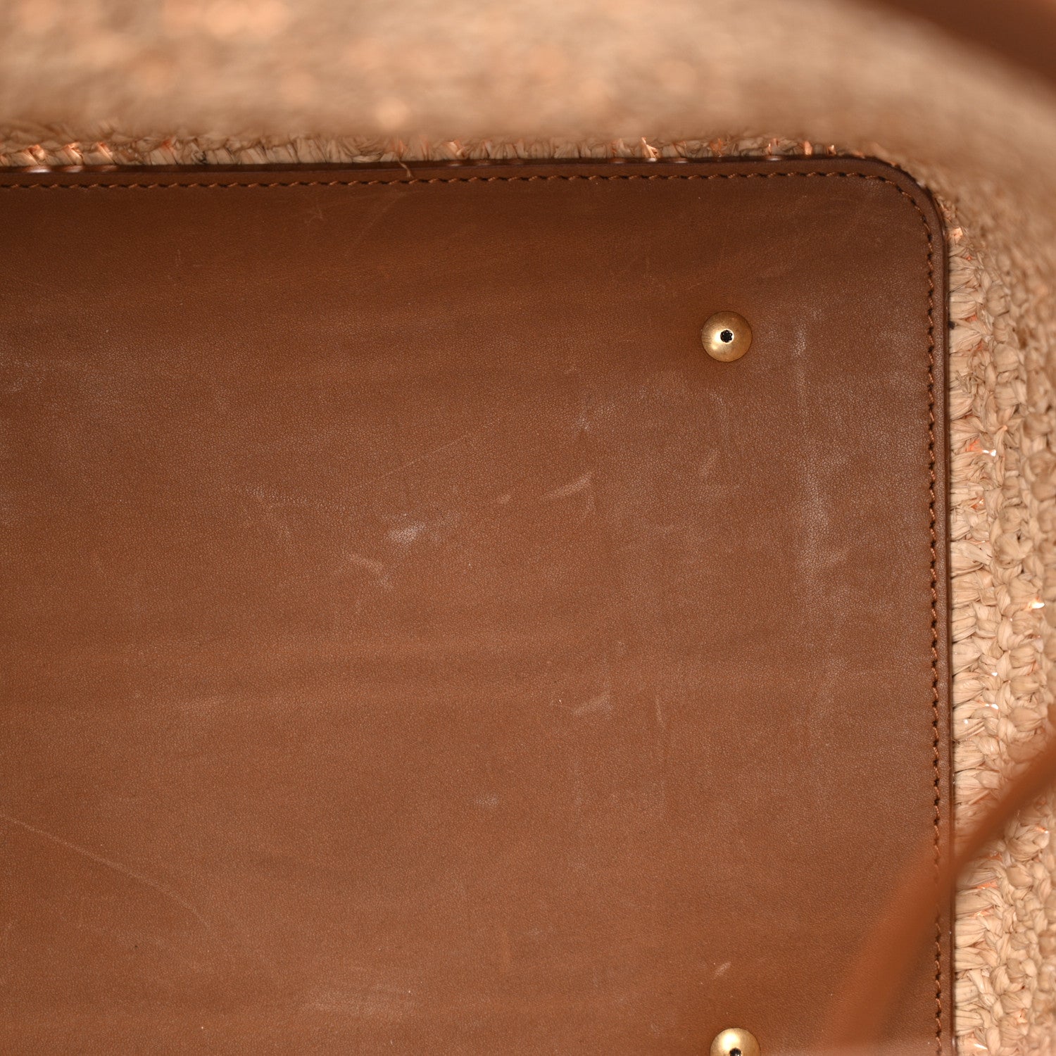 Saint Laurent Raffia Vegetable Le 37 Bucket Bag Naturel Brick 12 of 16