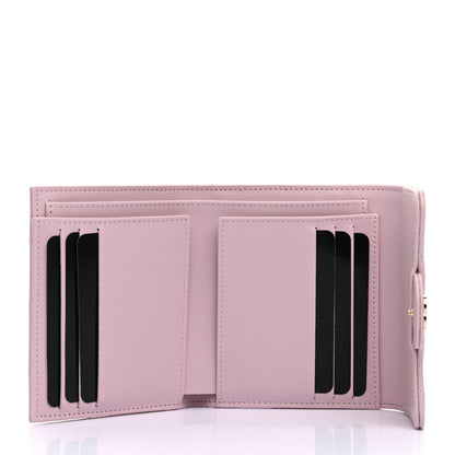 Chanel Caviar Quilted Compact Flap Wallet Light Pink 5 of 8