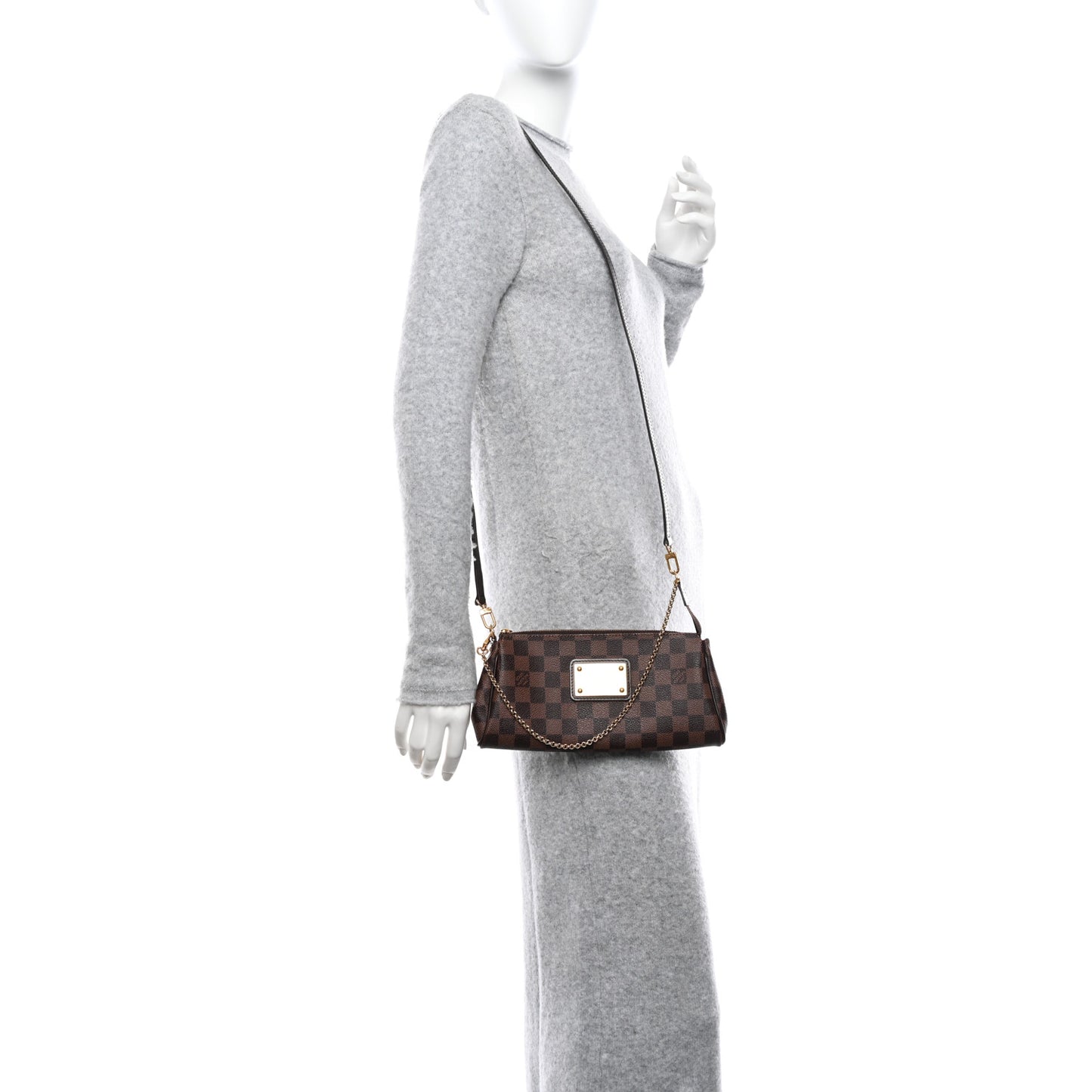 Damier Ebene Eva Clutch