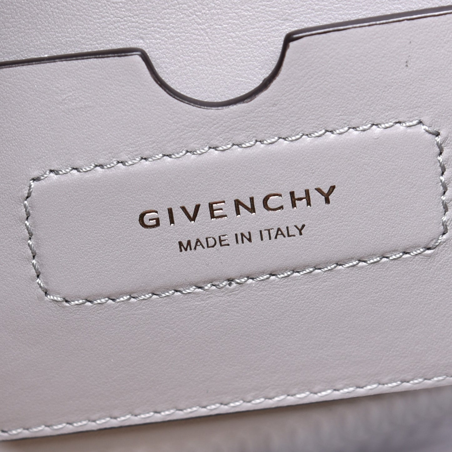 Calfskin Small Soft Antigona Pearl Grey