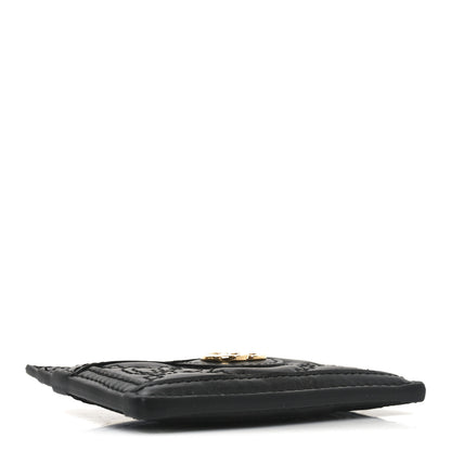 Gucci Calfskin GG Matelasse Card Holder  Black 4 of 7