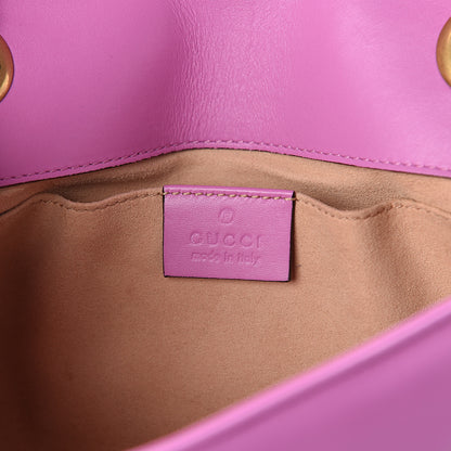 Gucci Calfskin Matelasse Mini GG Marmont Shoulder Bag Candy Mousse 5 of 7