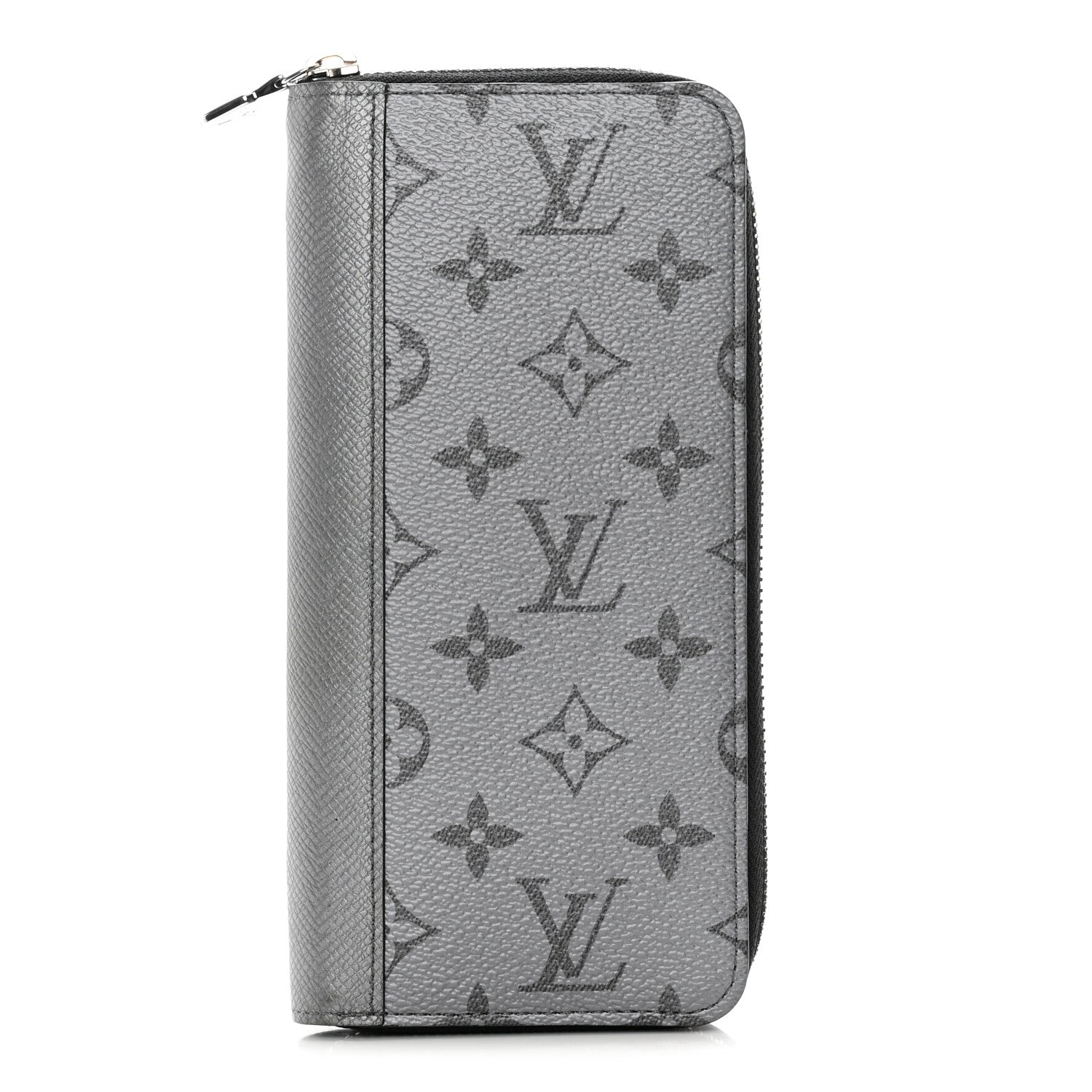 Louis Vuitton Taigarama Vertical Zippy Wallet Silver 1 of 10