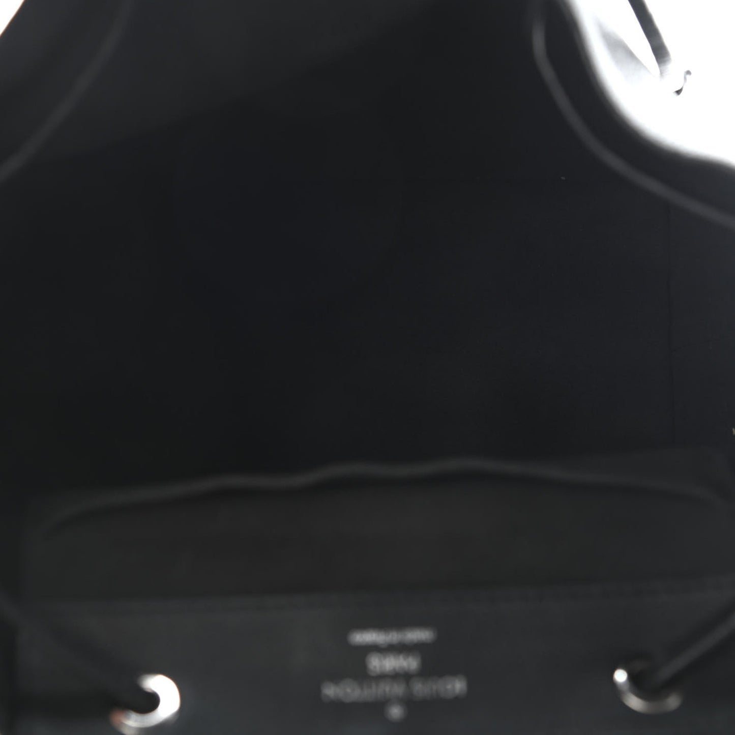 Calfskin Lockme Backpack Black