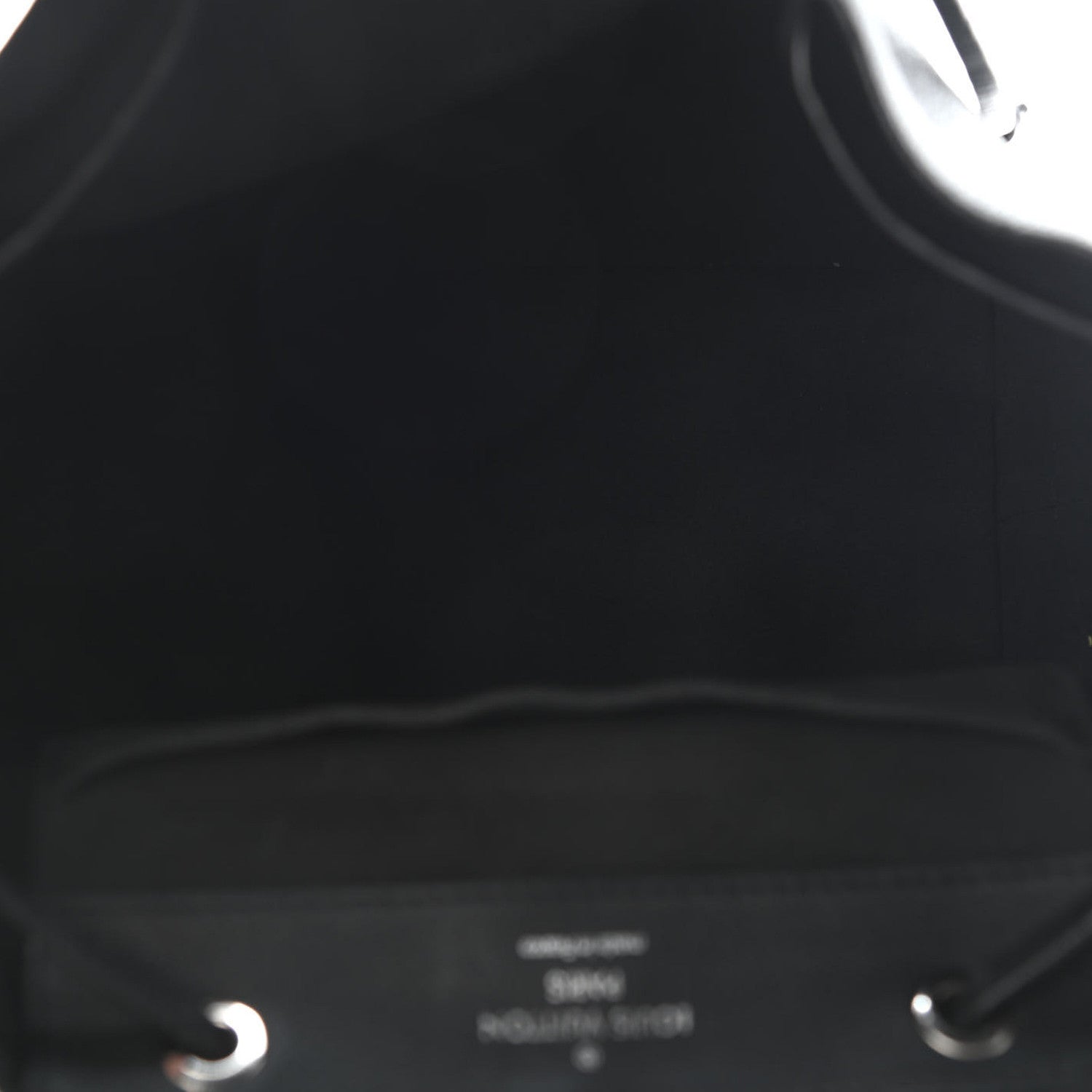 Louis Vuitton Calfskin Lockme Backpack Black 5 of 9