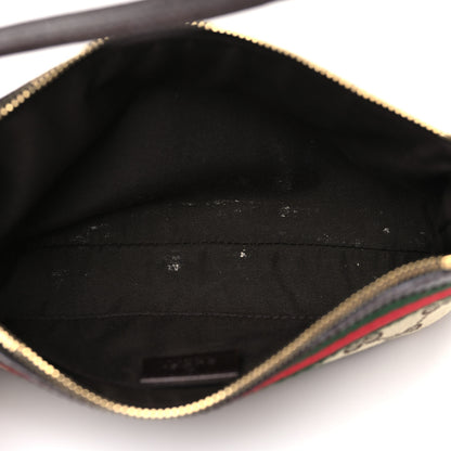 Gucci Monogram Web Pochette Dark Brown 5 of 10