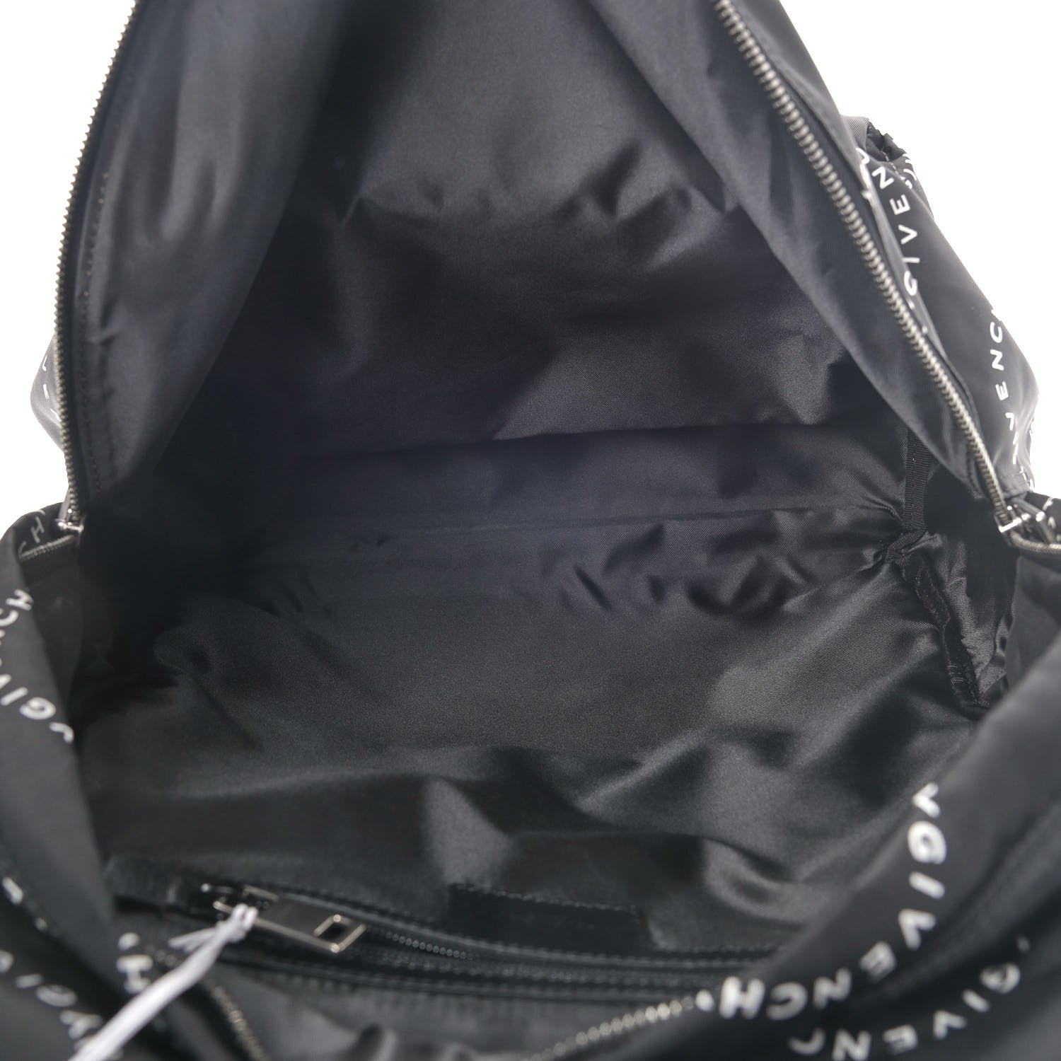 Givenchy Nylon Waves Print Urban Backpack Black White 5 of 9