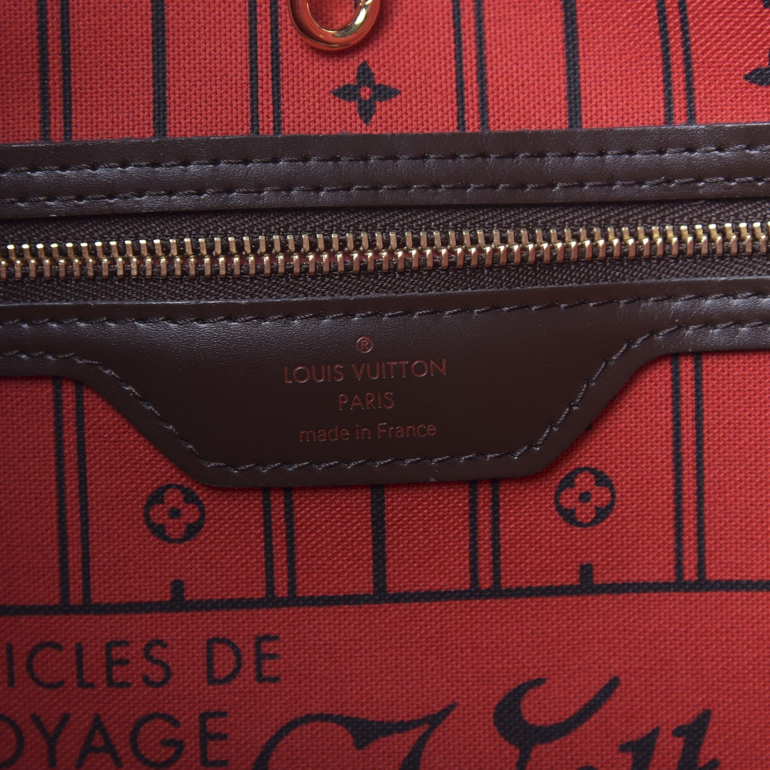 Louis Vuitton Damier Ebene Neverfull MM 6 of 10