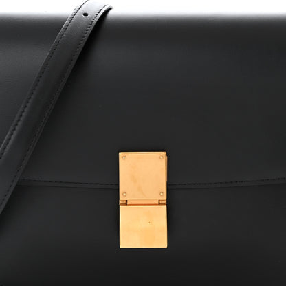 Celine Box Calfskin Medium Classic Box Flap Bag Black 8 of 10