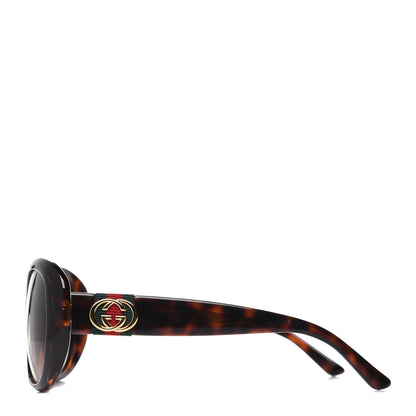 Gucci Acetate Web Oversized Sunglasses GG3660 Tortoise 3 of 7
