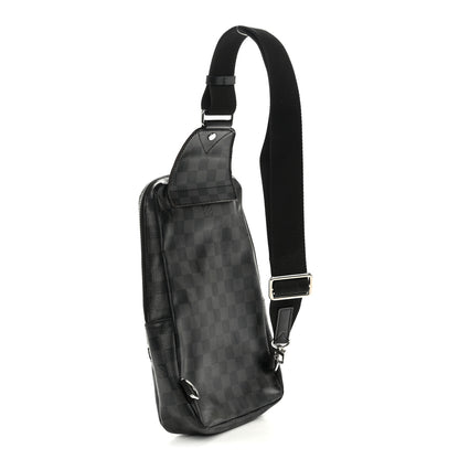 Louis Vuitton Damier Graphite Avenue Sling Bag Onyx Silver 3 of 12