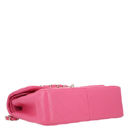Chanel Caviar Quilted Jumbo Double Flap Pink 4 of 11