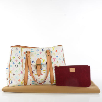 Louis Vuitton Monogram Multicolor Aurelia GM White 9 of 26