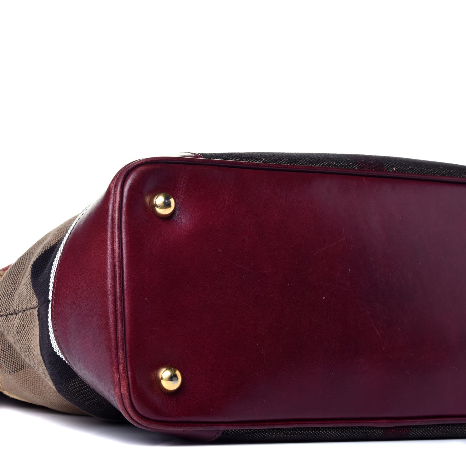 Burberry Prorsum Handpainted Tapestry Bloomsbury Burgundy 7 of 8