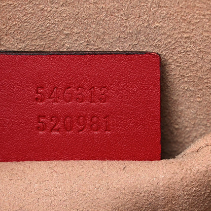 Gucci GG Supreme Monogram Blooms Mini Chain Shoulder Bag Beige Blue Navy Hibiscus Red 7 of 10
