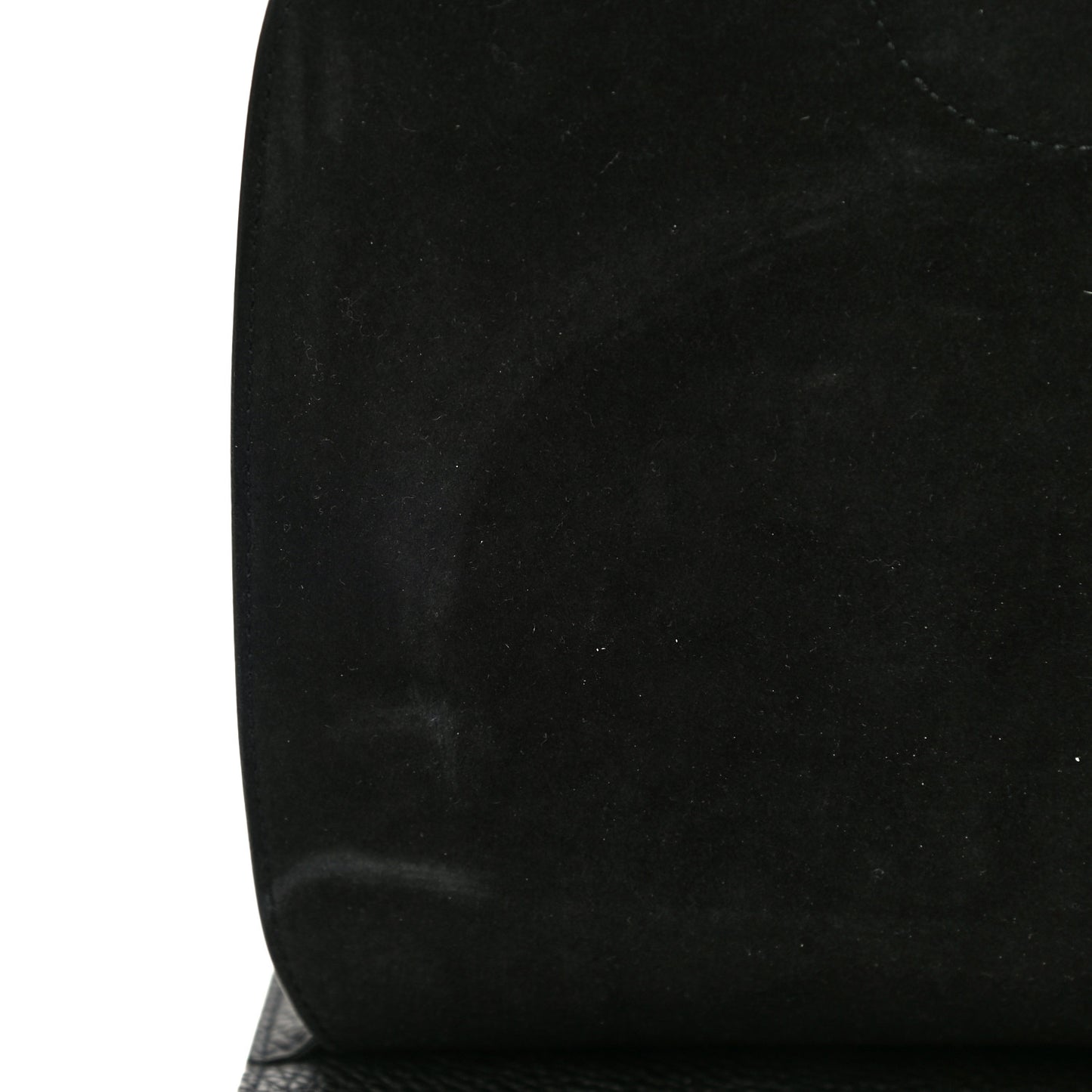 Grained Calfskin Large Bobby Flap Black