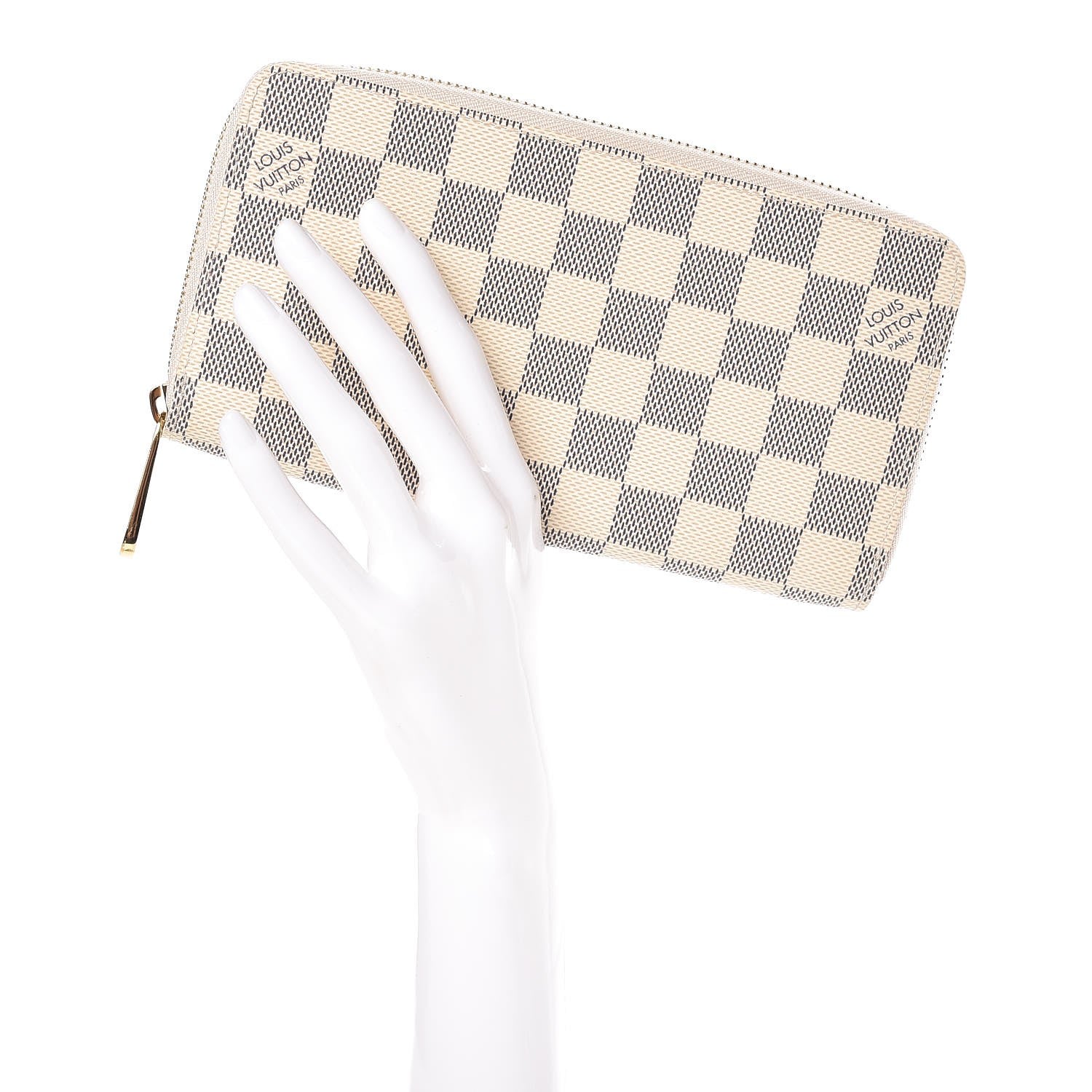 Louis Vuitton Damier Azur Zippy Wallet 2 of 6