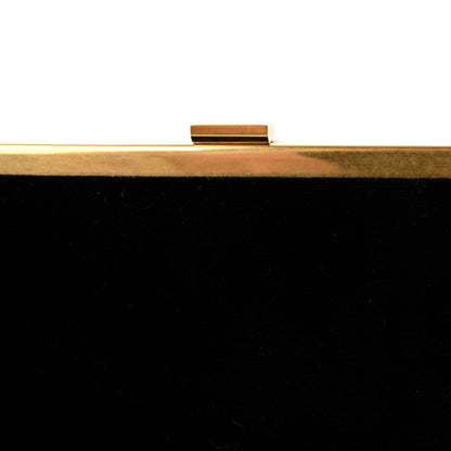 Saint Laurent Velvet Large Le Anne-Marie Shoulder Bag Black 7 of 9