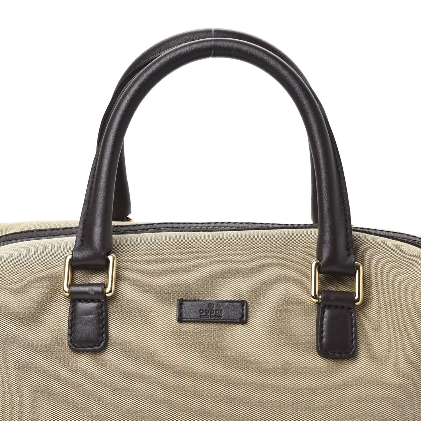 Canvas Small Satchel Beige