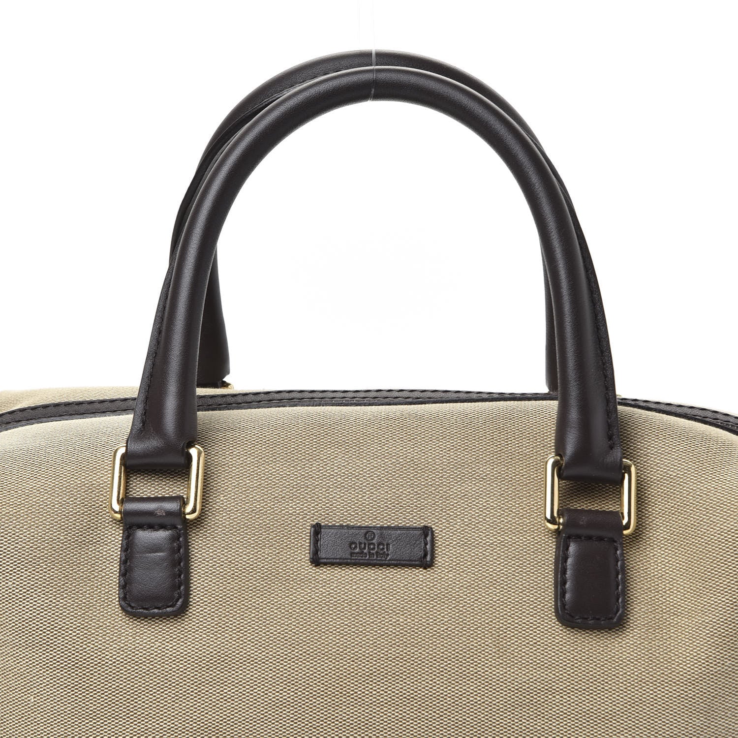 Gucci Canvas Small Satchel Beige 9 of 9