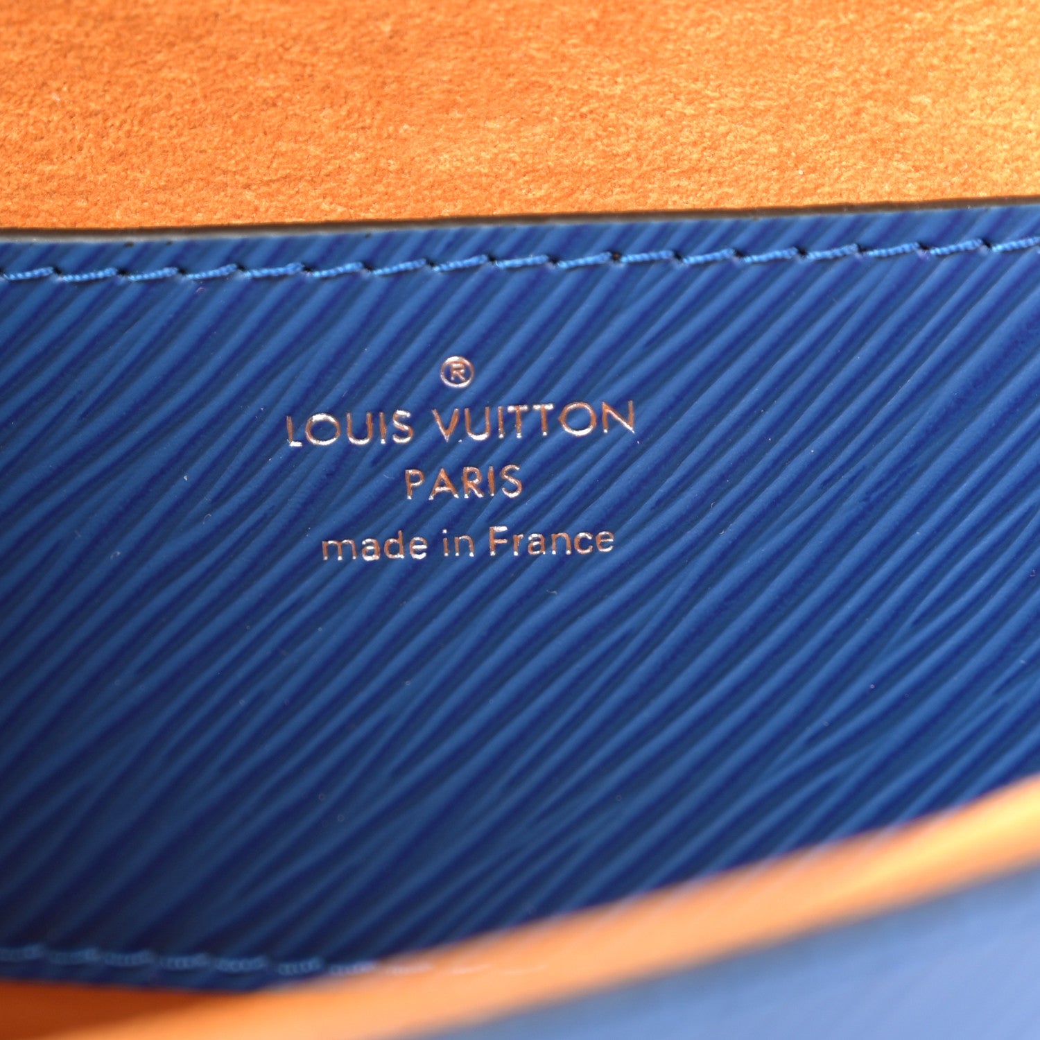 Louis Vuitton Epi Twist Braided Strap Shoulder Bag MM Bleu Roi 7 of 11