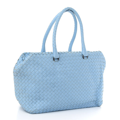 Bottega Veneta Nappa Intrecciato Brick Tote Ciel 3 of 8