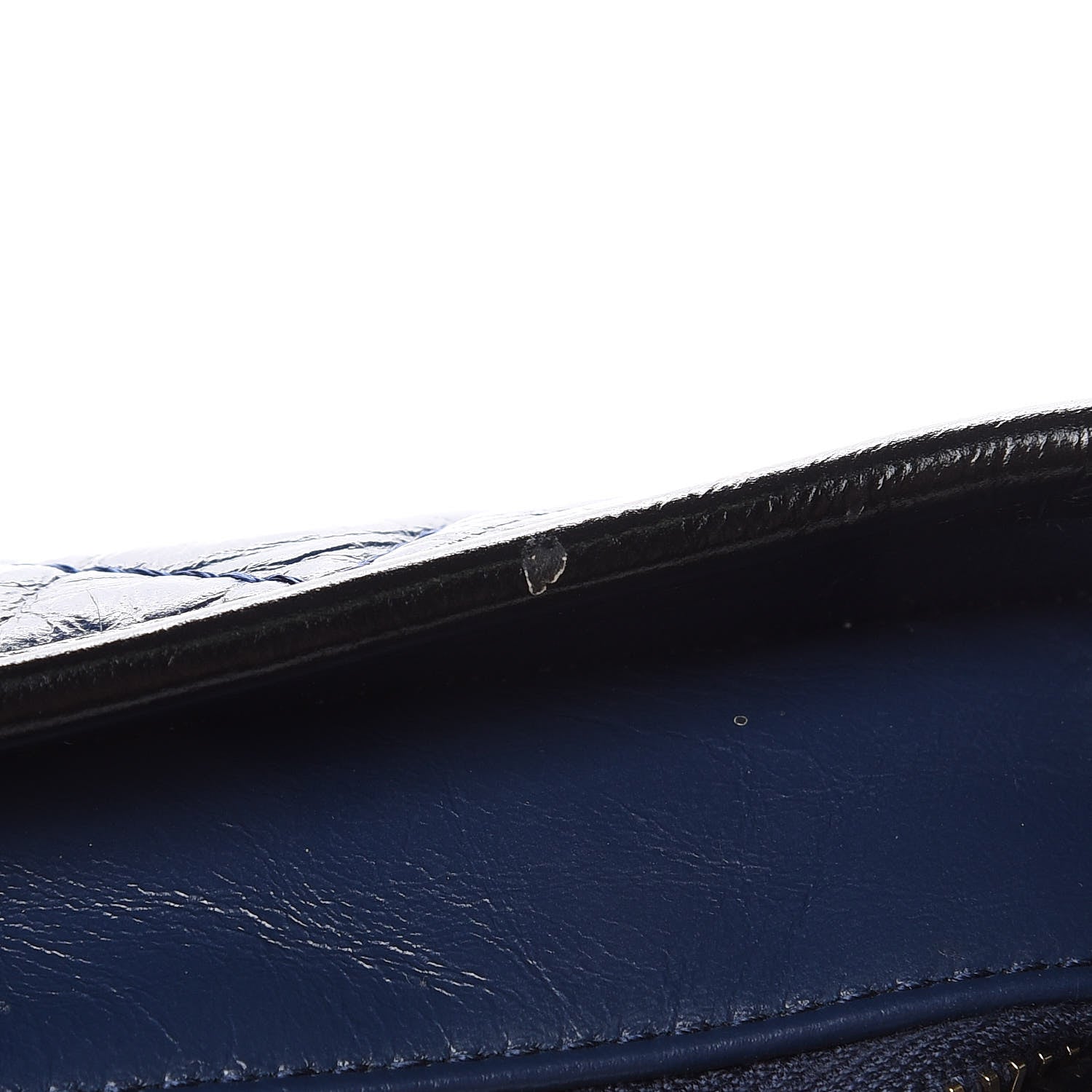 Chanel Aged Calfskin Quilted Medium Gabrielle Hobo Navy Black 13 of 13