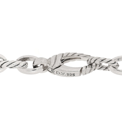David Yurman Sterling Silver Diamond 20mm Starburst Charm Bracelet 3 of 3