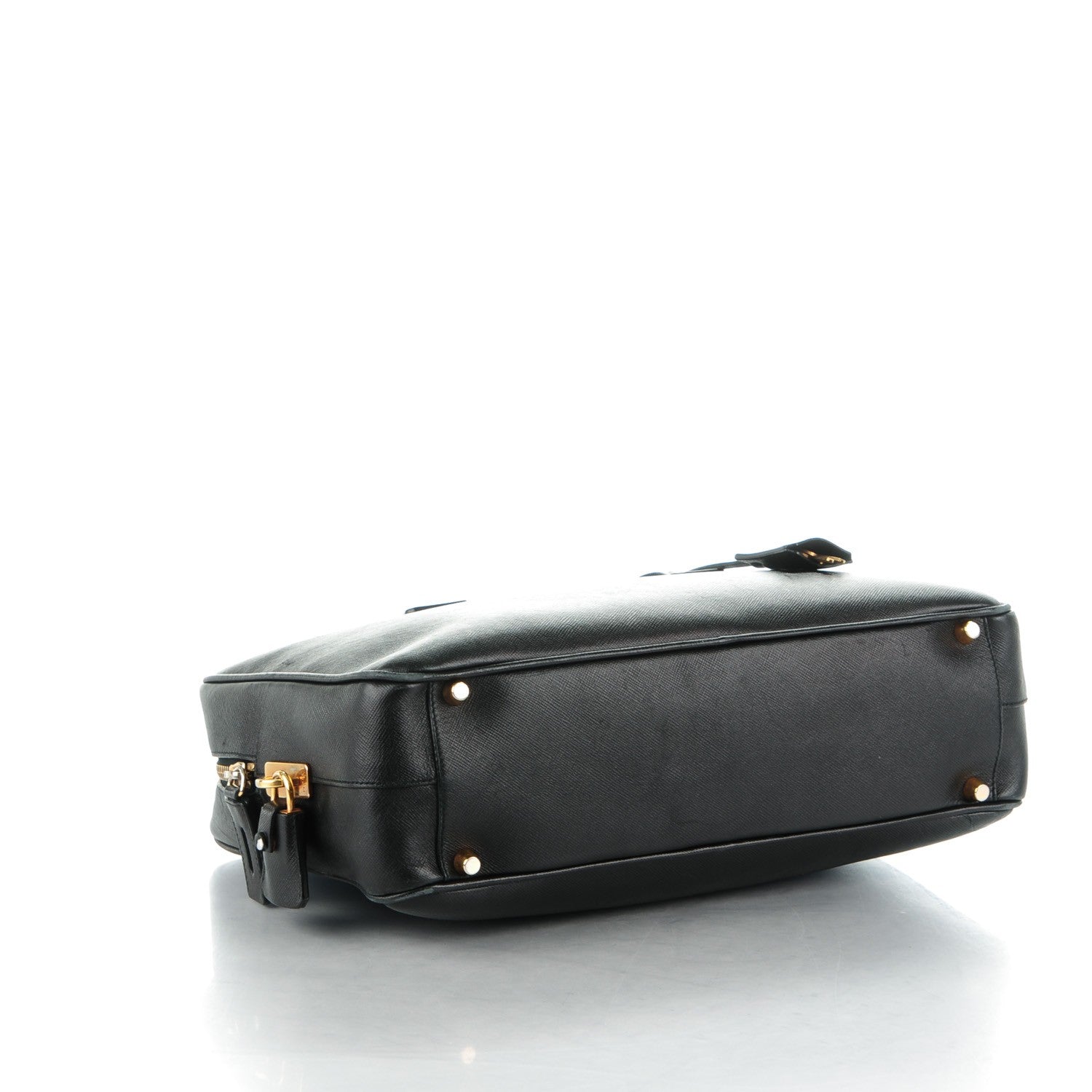 Prada Saffiano Lux Bowler Black 4 of 7