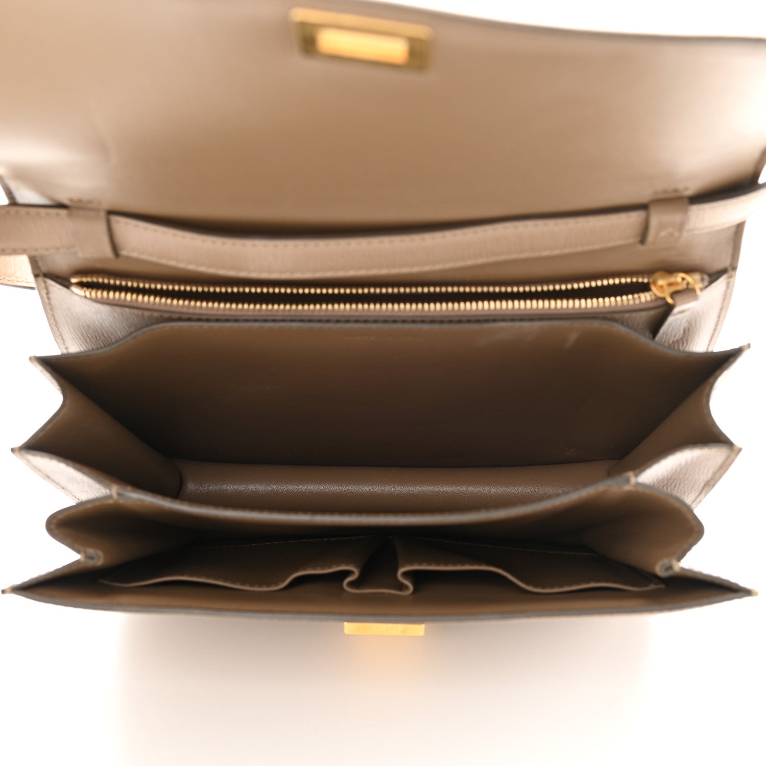 Celine Liege Calfskin Medium Classic Box Flap Bag Taupe 5 of 16