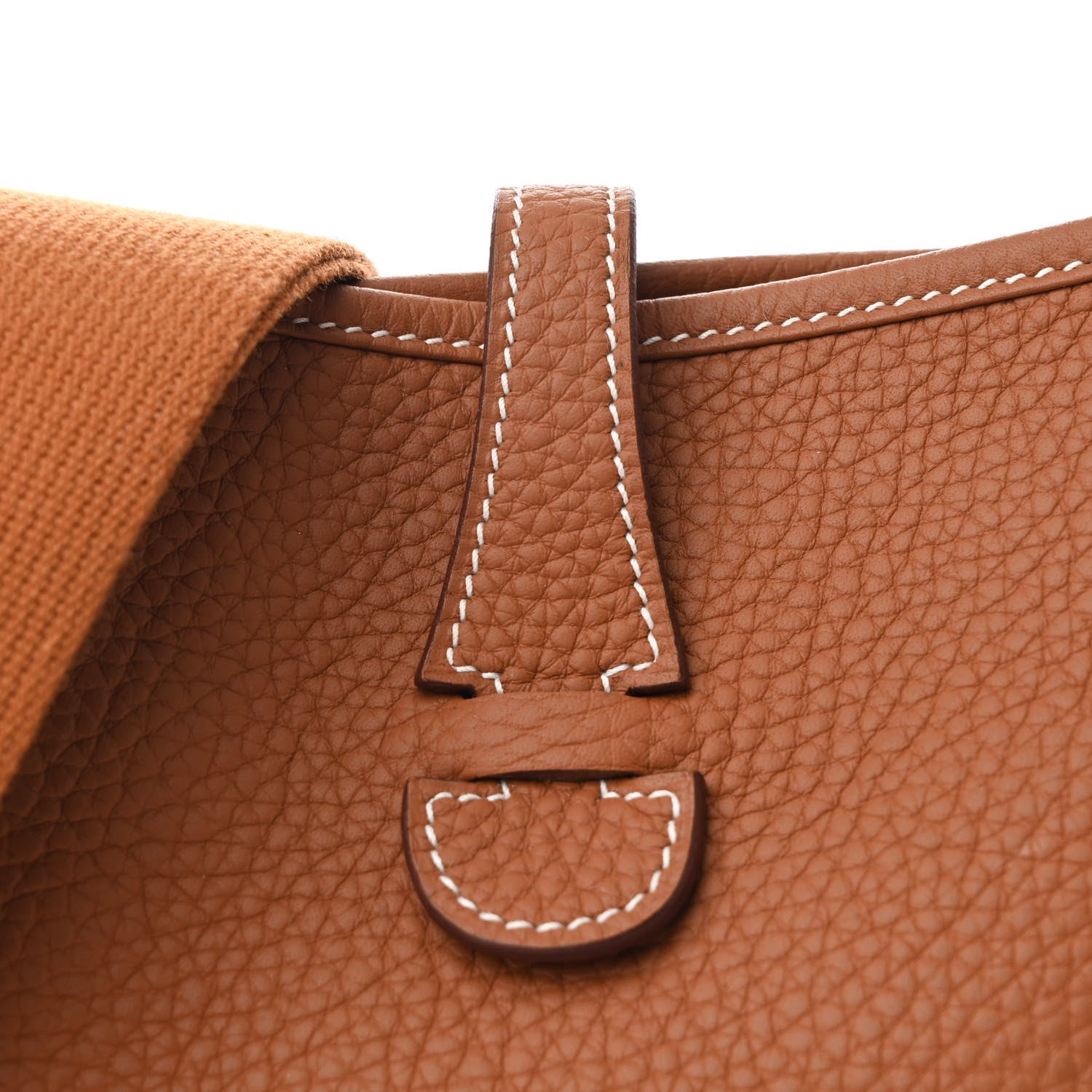 Hermes Taurillon Clemence Evelyne III PM Gold 8 of 10