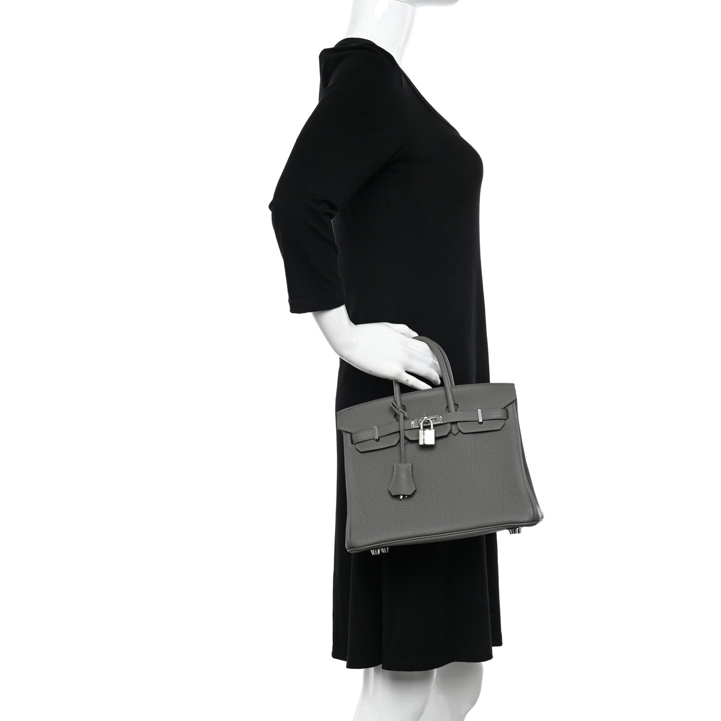 Togo Birkin 25 Gris Meyer